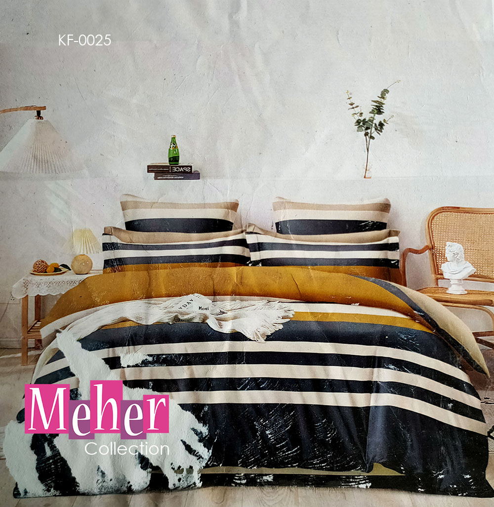 Solitaire - KING Size Fitted Bed sheet -KF025