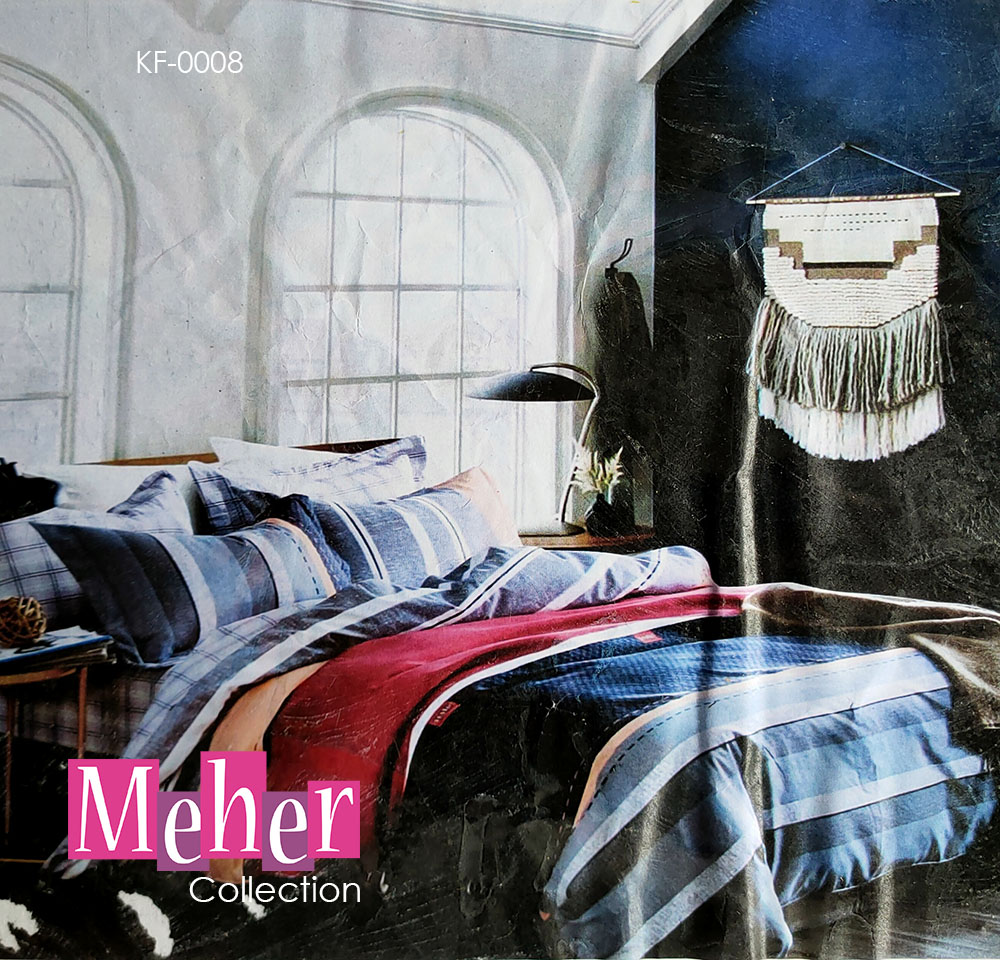 Solitaire - KING Size Fitted Bed sheet -KF008