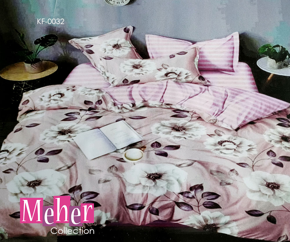Solitaire - KING Size Fitted Bed sheet -KF032