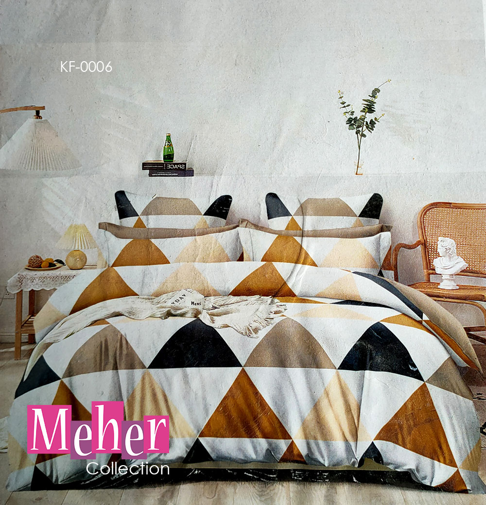 Solitaire - KING Size Fitted Bed sheet -KF006