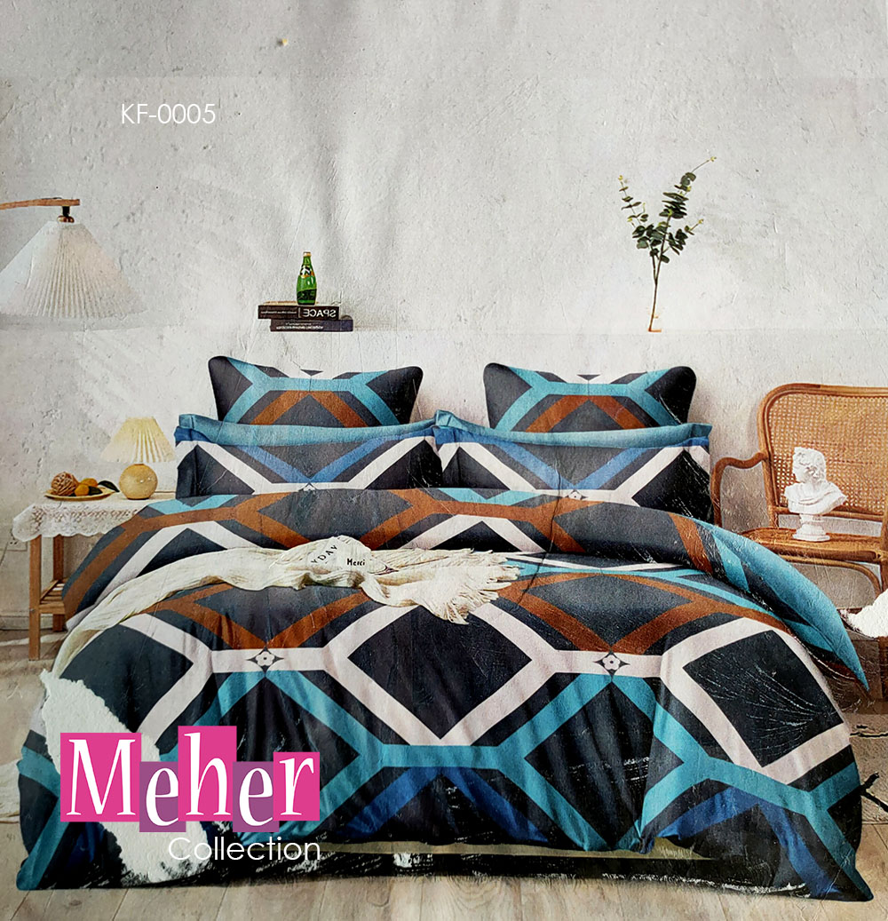 Solitaire - KING Size Fitted Bed sheet -KF005