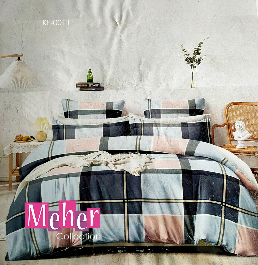 Solitaire - KING Size Fitted Bed sheet -KF011