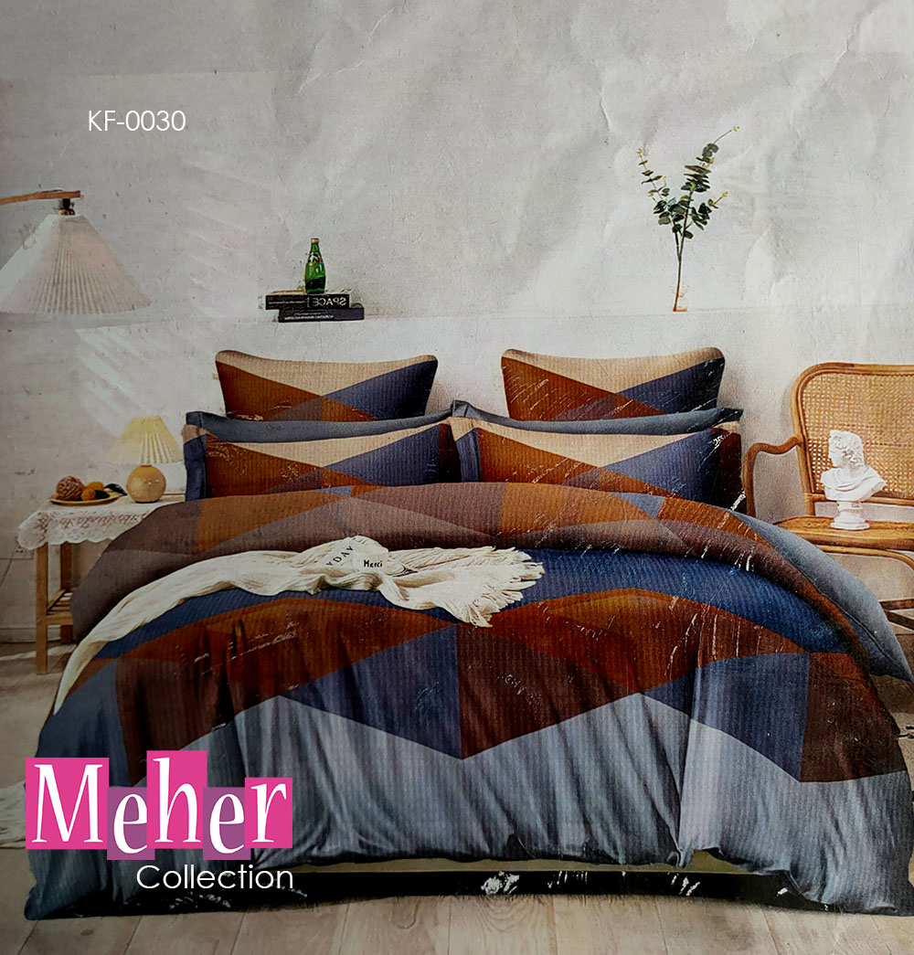 Solitaire - KING Size Fitted Bed sheet -KF030