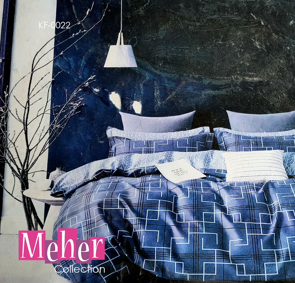 Solitaire - KING Size Fitted Bed sheet -KF022