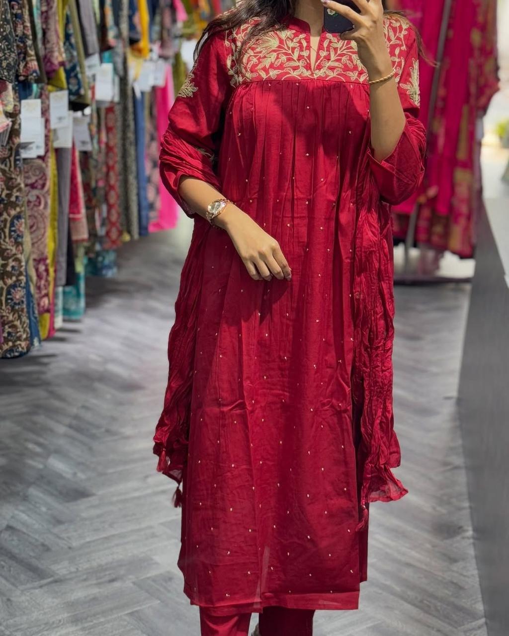 Royal Radiance Embroidered Kurta Set