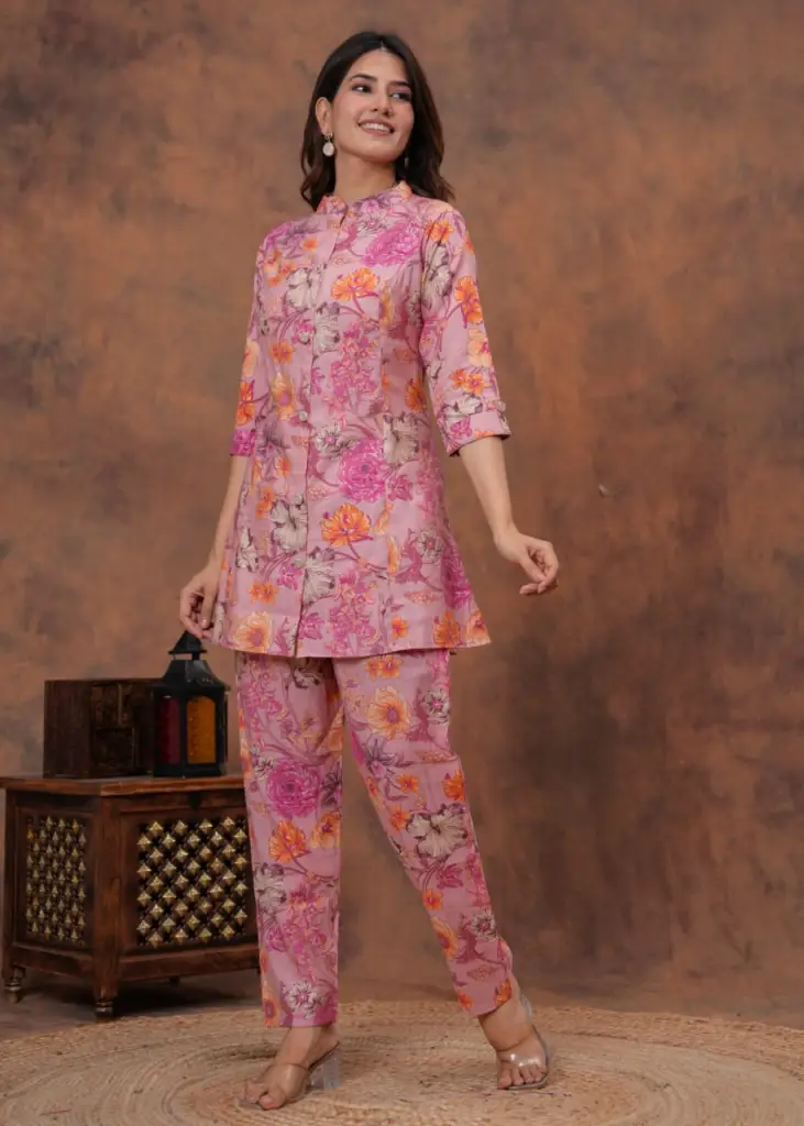 Otanic Bloom Co-ord Set  Floral Elegance Edition