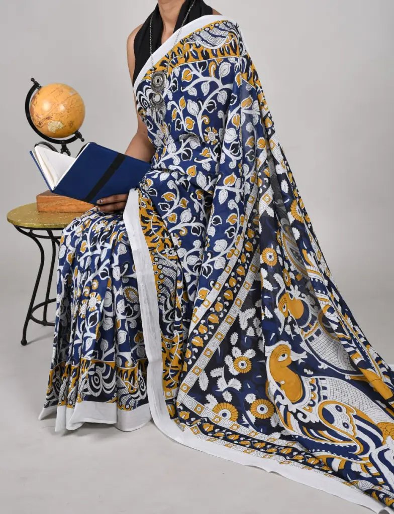 Cotton printed saree
