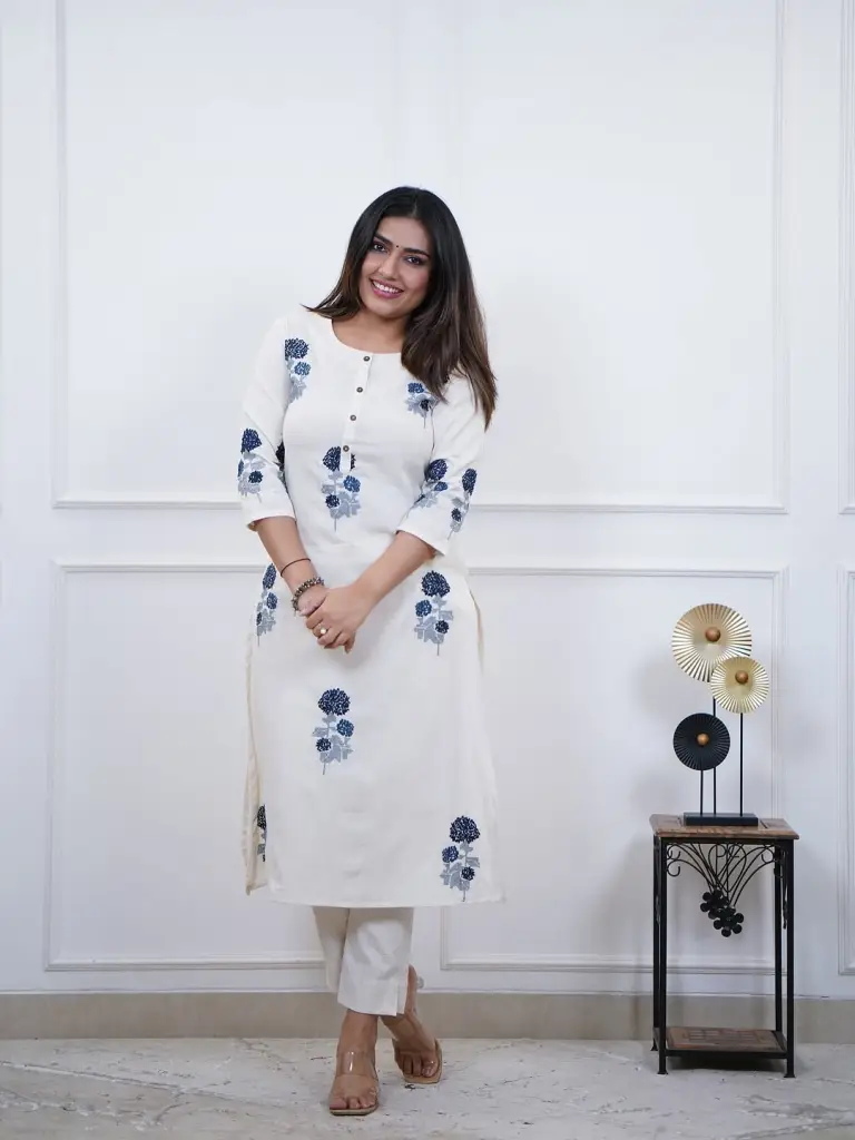  Bloom Cotton Kurta Set