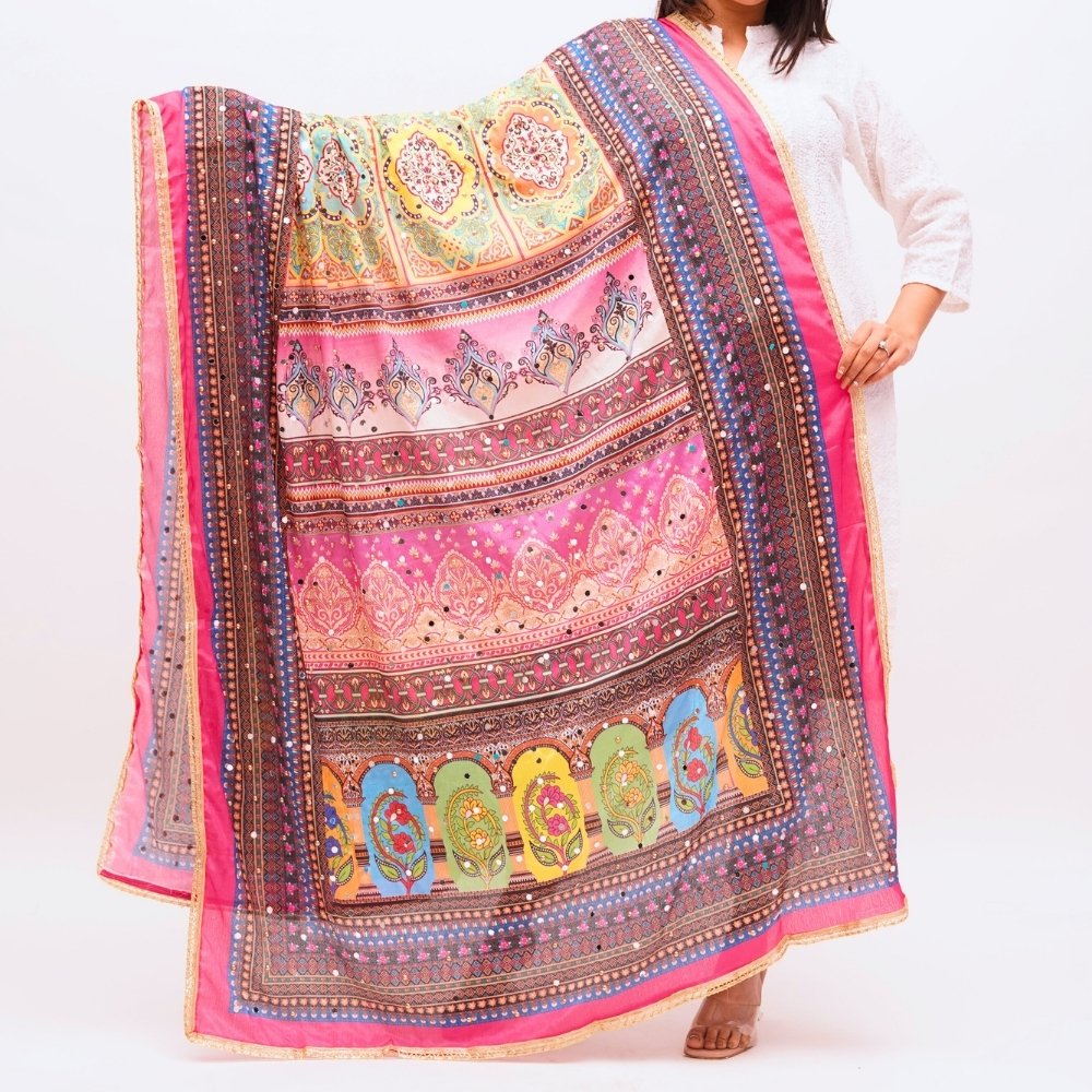 Digital print dupatta 