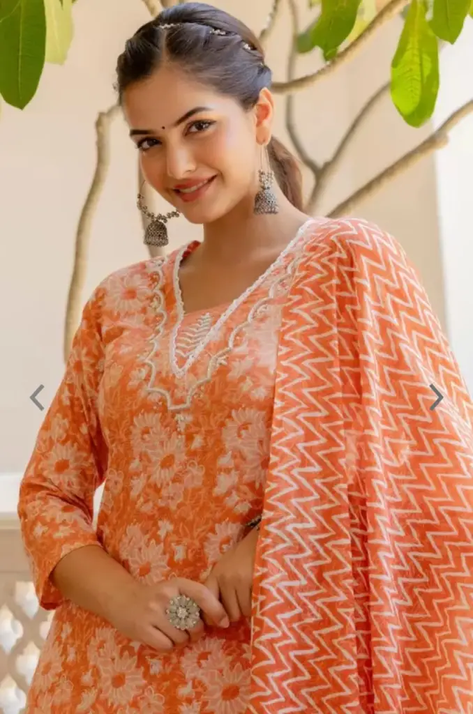 Afghani Kurta with Dupatta Set