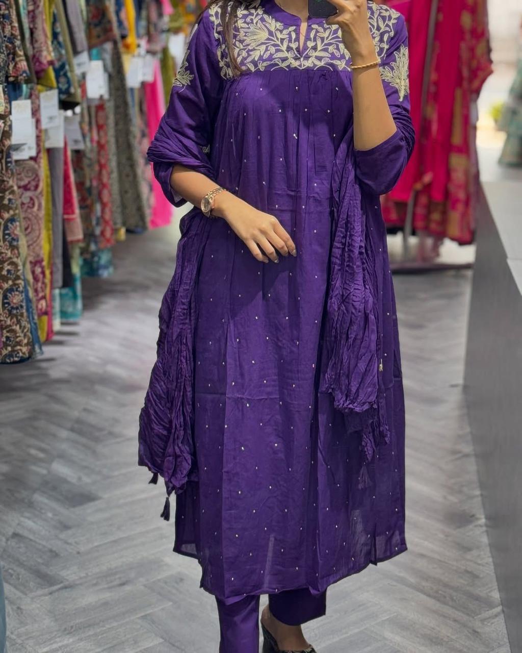 Royal Radiance Embroidered Kurta Set