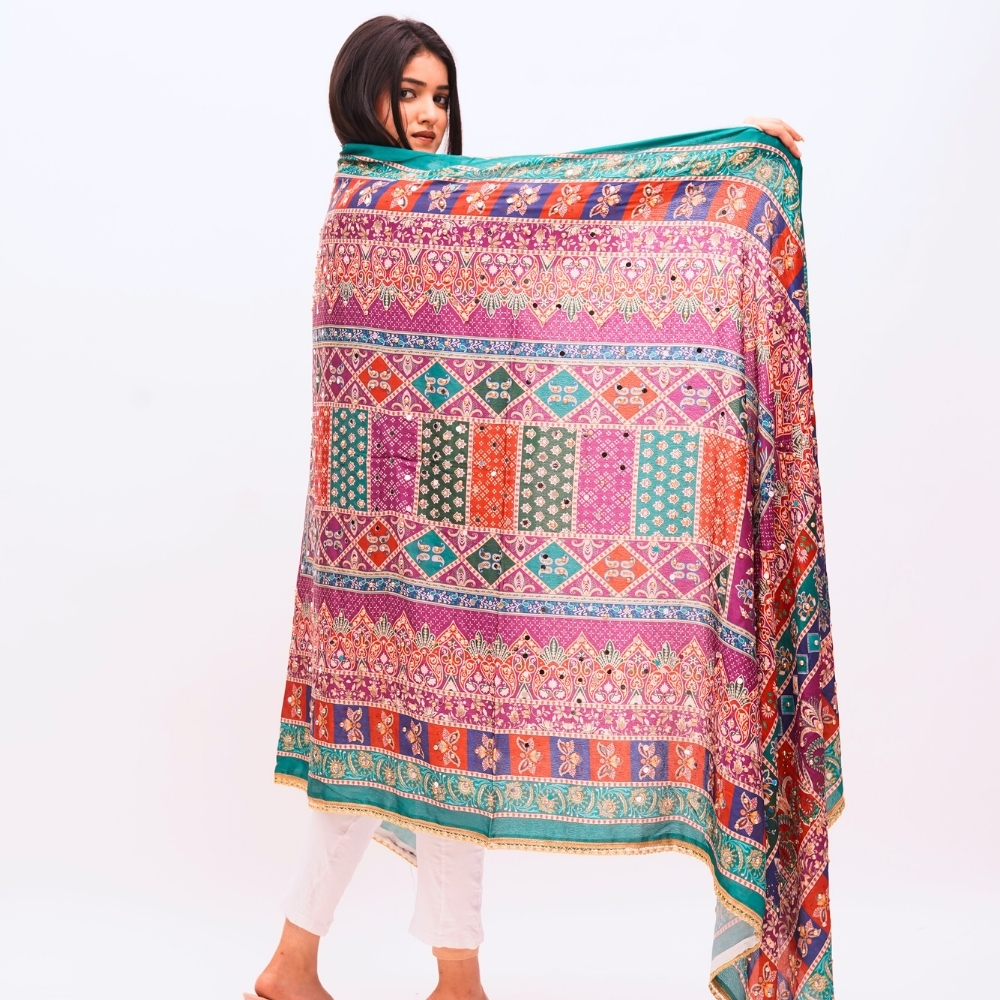 Digital print dupatta 
