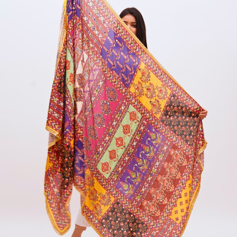 Digital print dupatta 
