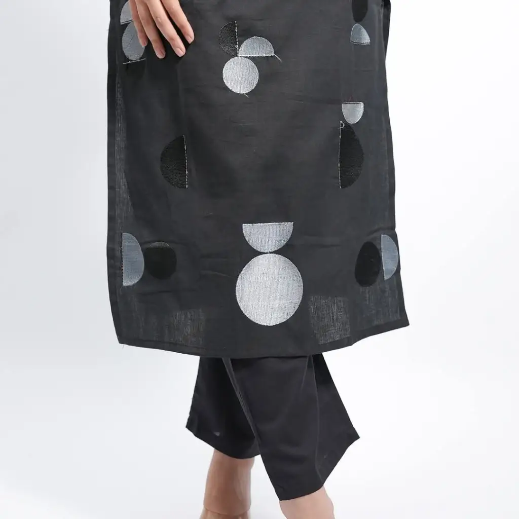 Elegant Office Wear Embroidered Kurti Set 