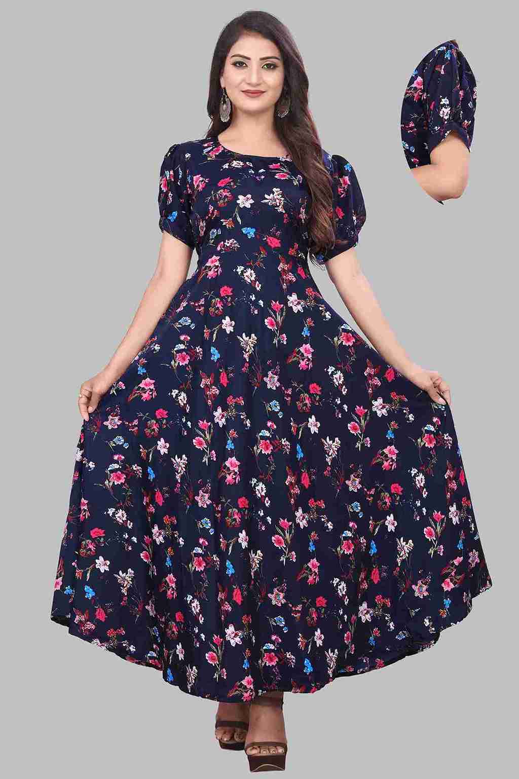 Women flower print dresses