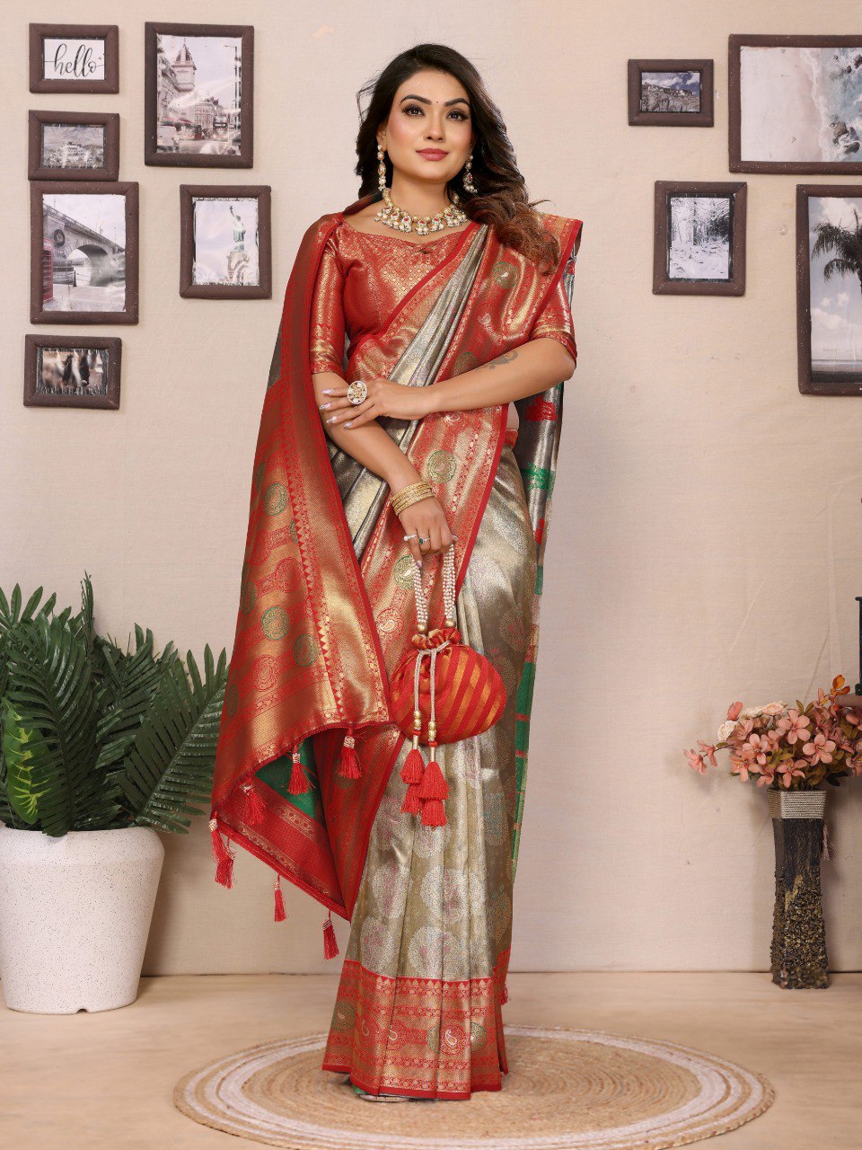 Banarasi Tissue Silk Saree