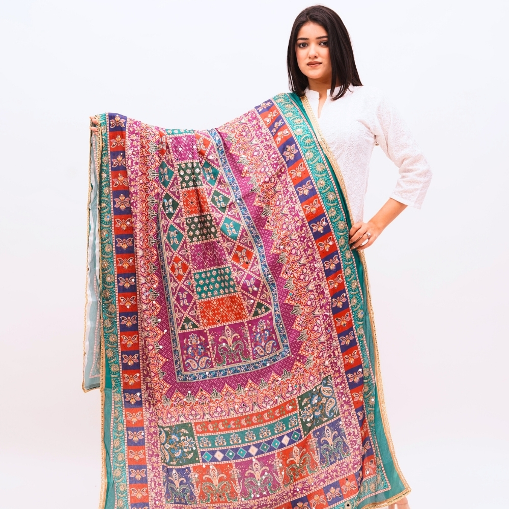 Digital print dupatta 