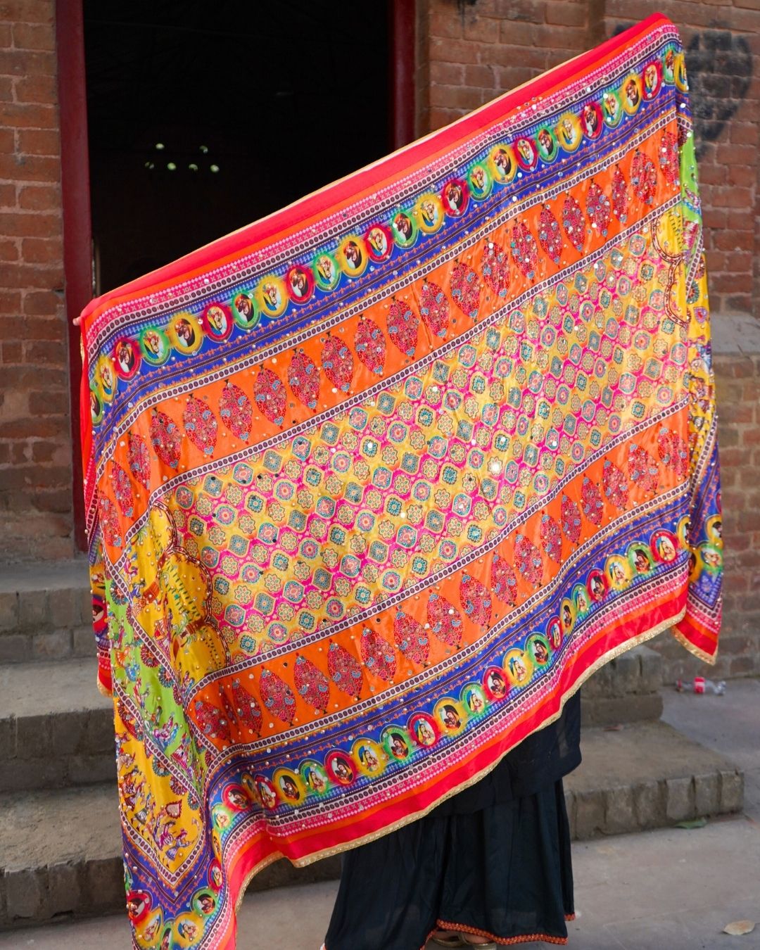 Vibrant Multicolor Dupatta 