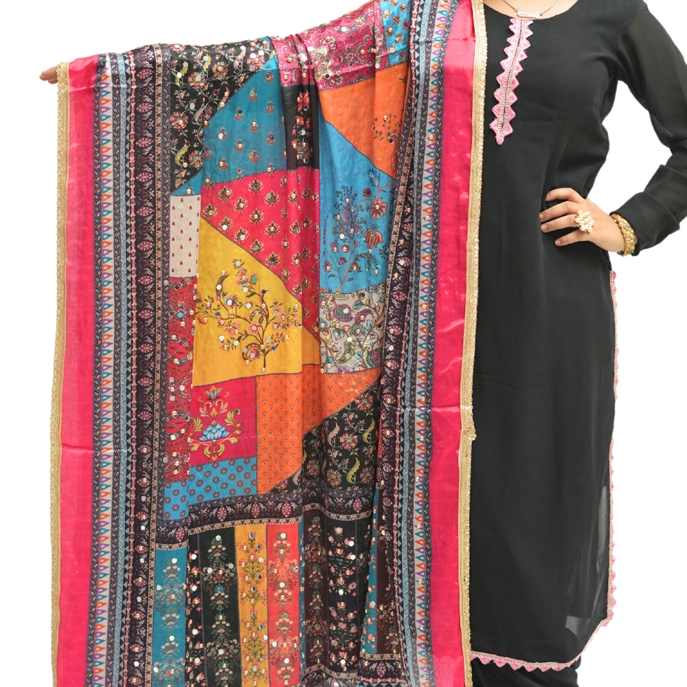Vibrant Multicolor Dupatta 