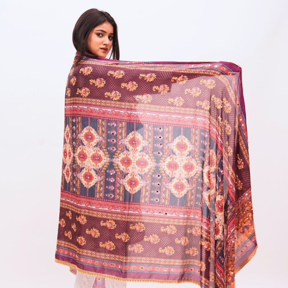 Digital print dupatta 