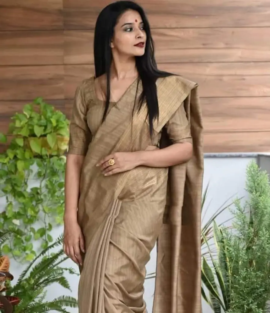 Semi matka silk saree