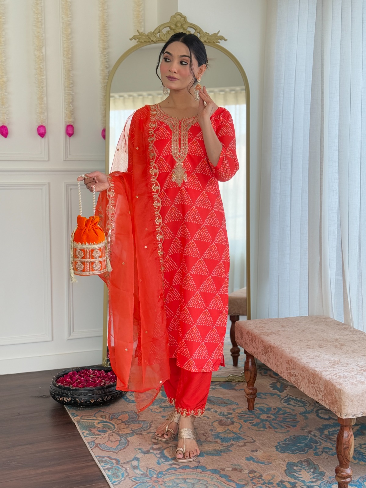 KURTI WITH PANT & DUPATTA