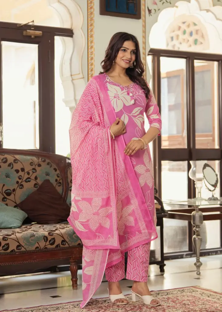 Pure fine Cotton Kurti with Pant