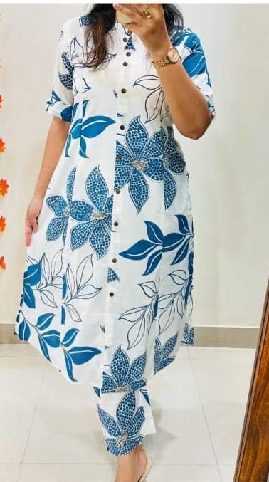 Floral Breeze Cotton Co-ord Set 