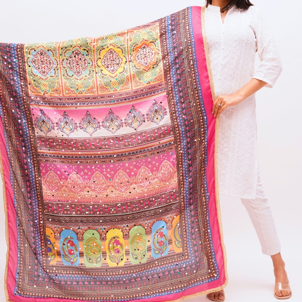 Digital print dupatta 