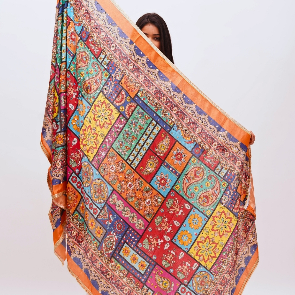 Digital print dupatta 