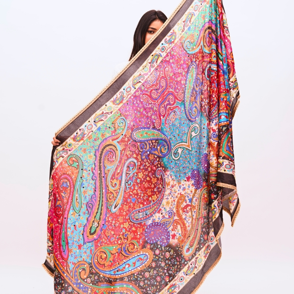 Digital print dupatta 