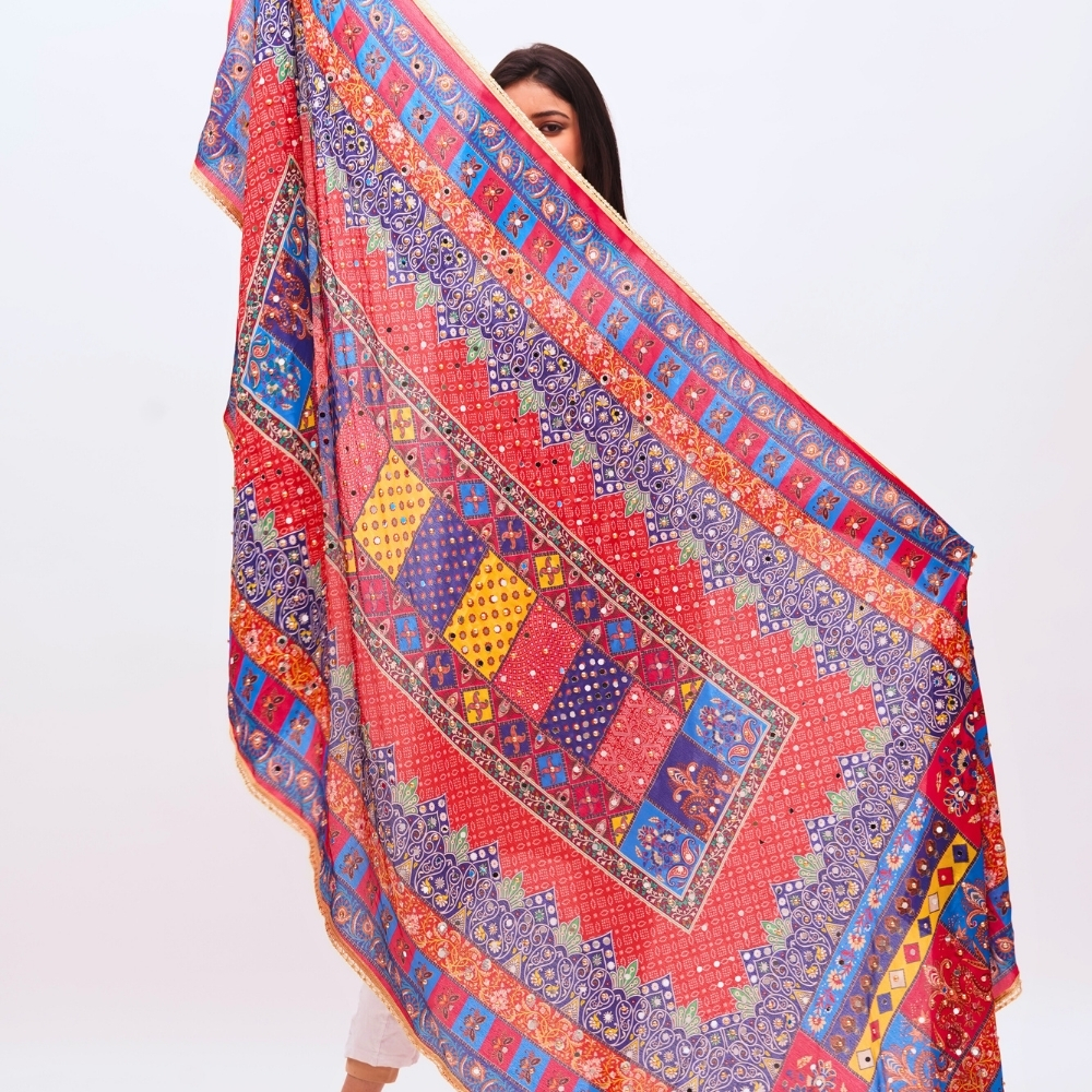 Digital print dupatta 