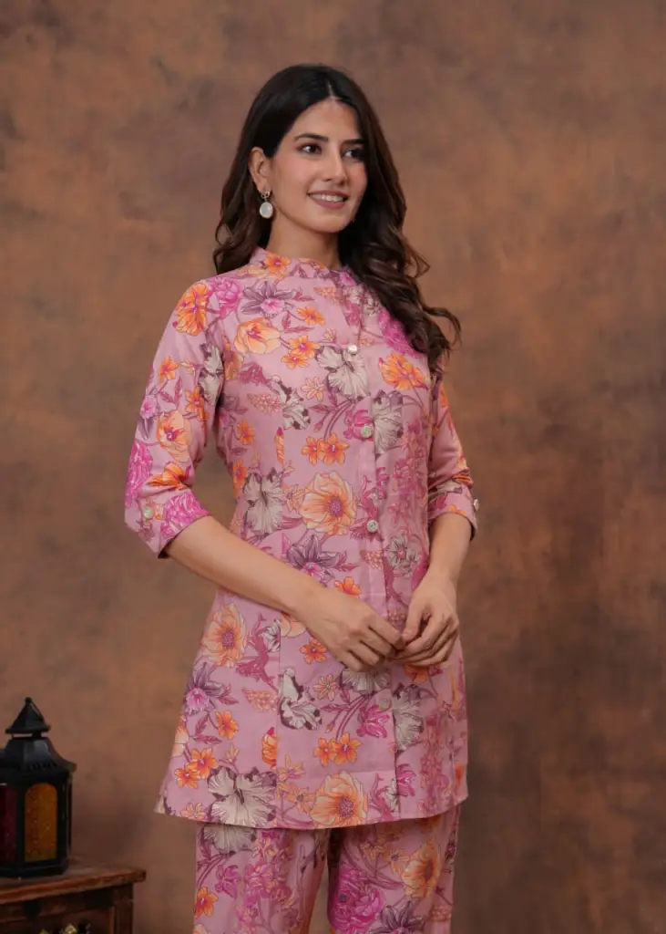 Otanic Bloom Co-ord Set  Floral Elegance Edition