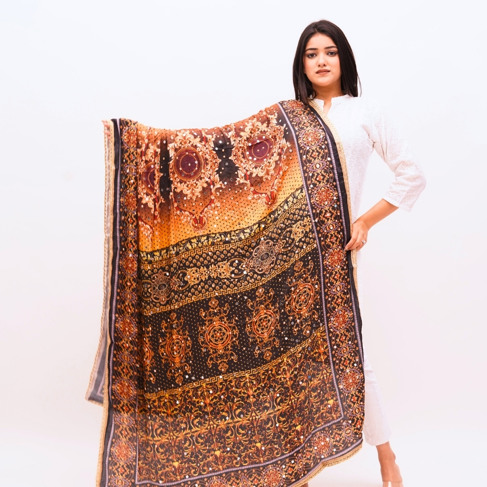 Digital print dupatta 
