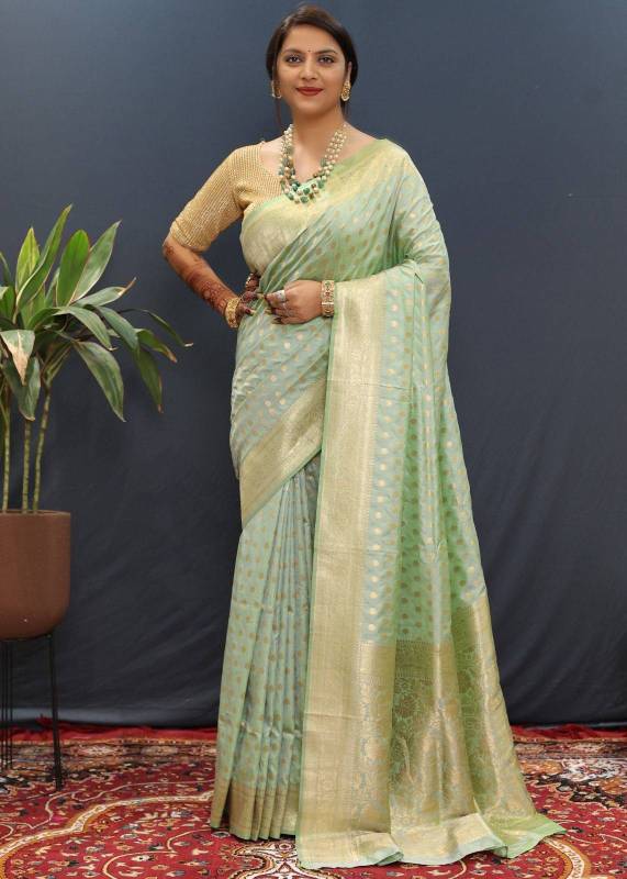 Pure silk handloom saree with Pure Jari weaving work