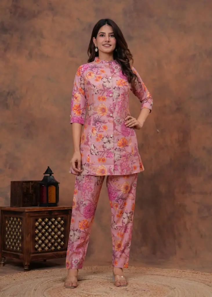 Otanic Bloom Co-ord Set  Floral Elegance Edition