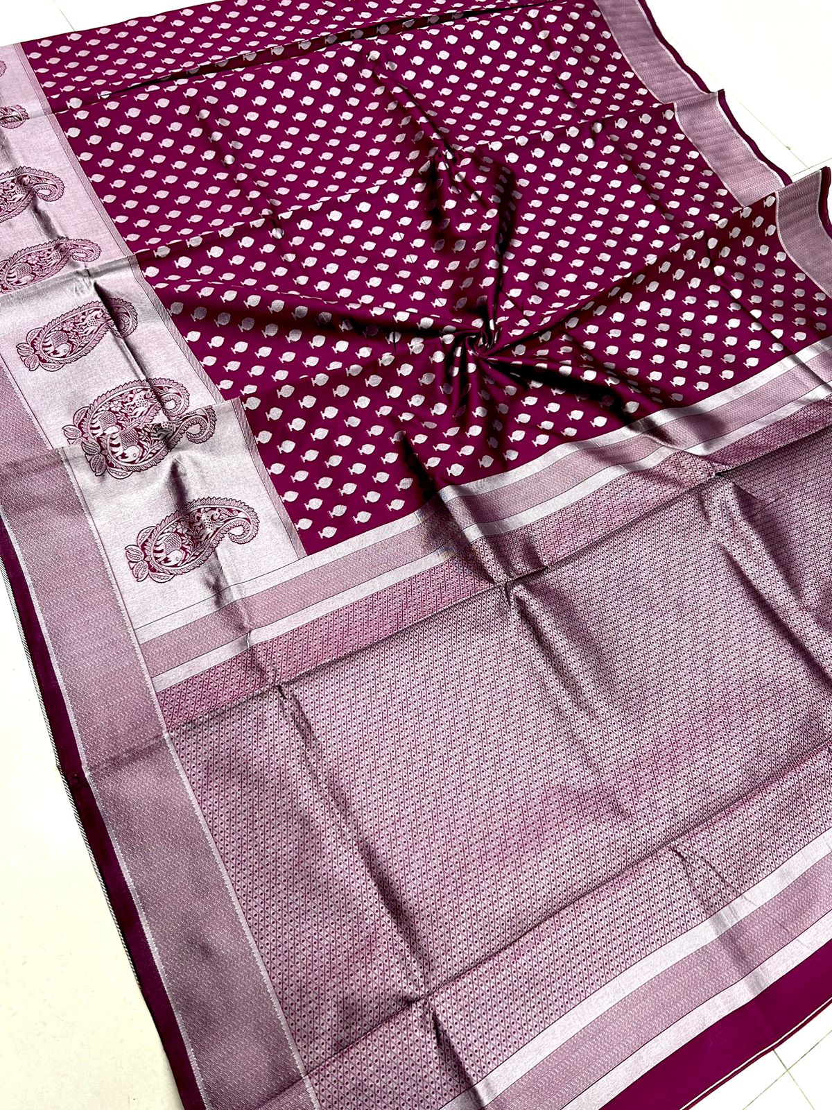 Soft fabric banarasi silk saree