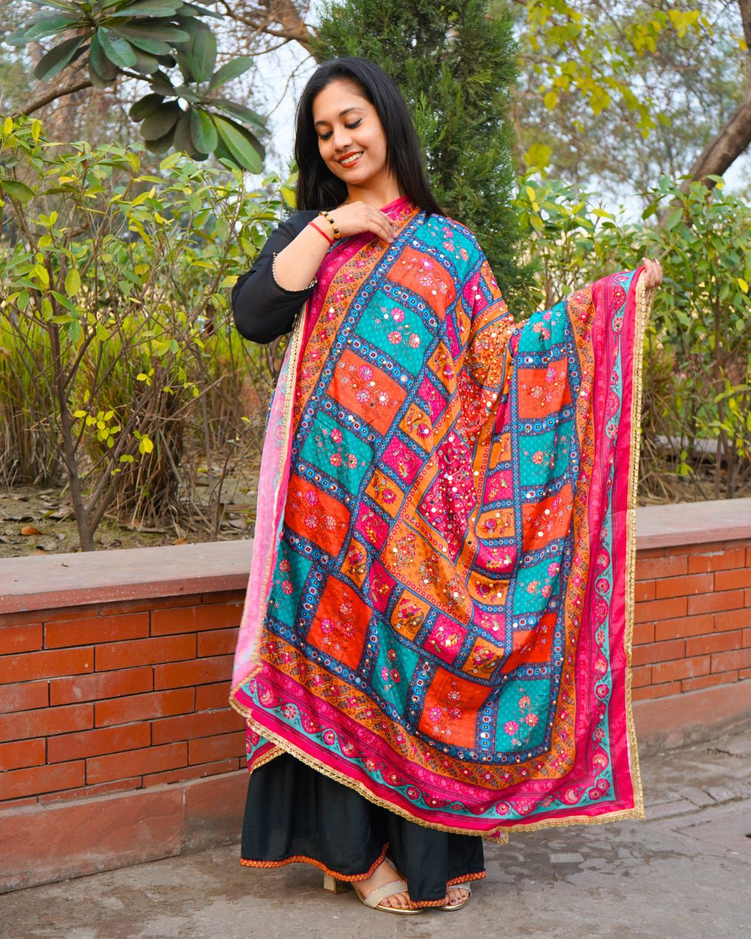 Vibrant Multicolor Dupatta 