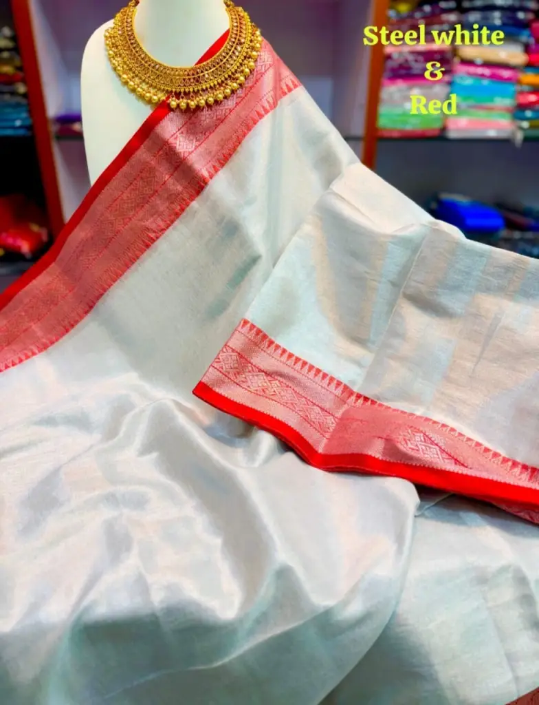 PURE COTTON RAGA TISHU SAREE