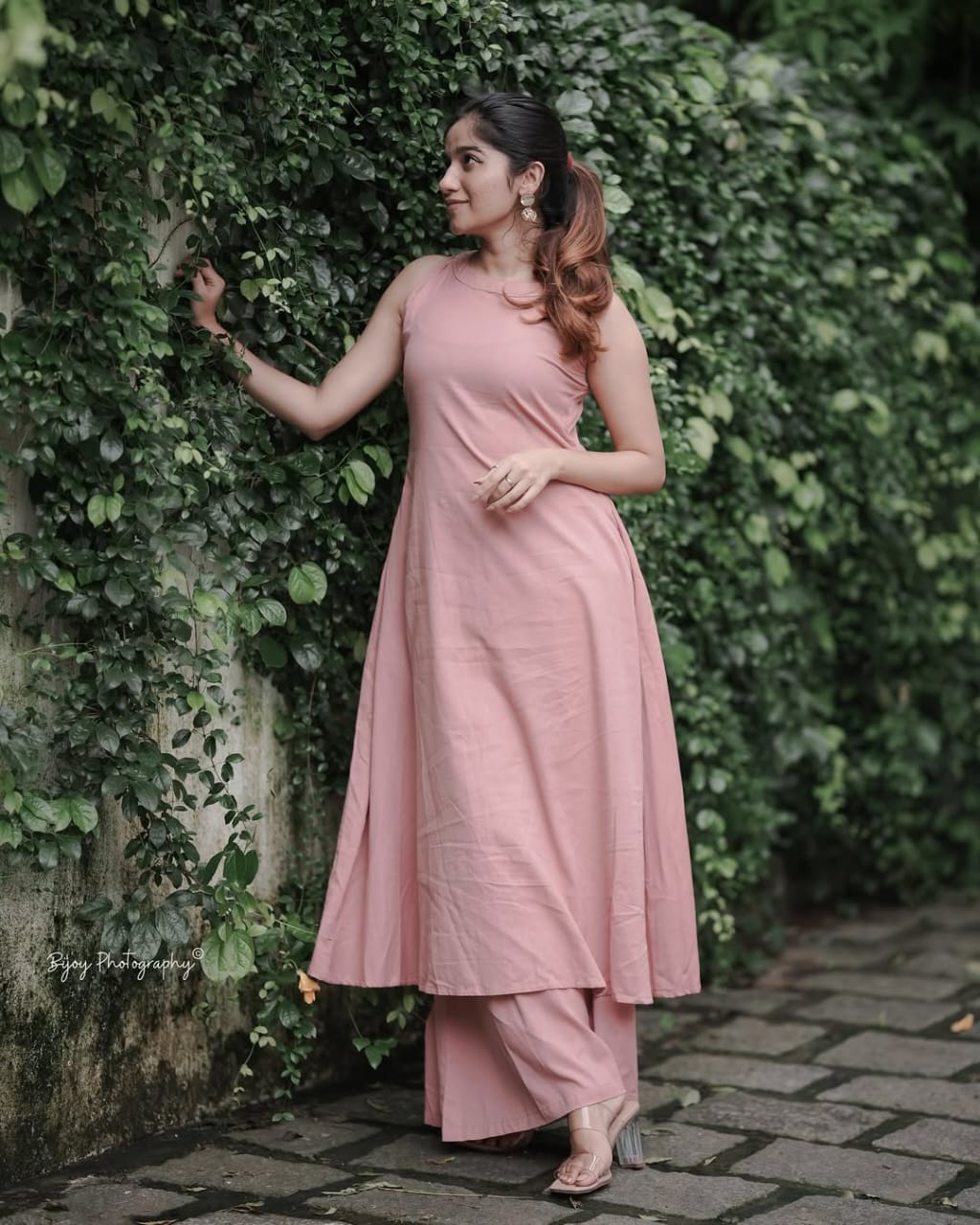Blush Blossom Sleeveless   co- ord set