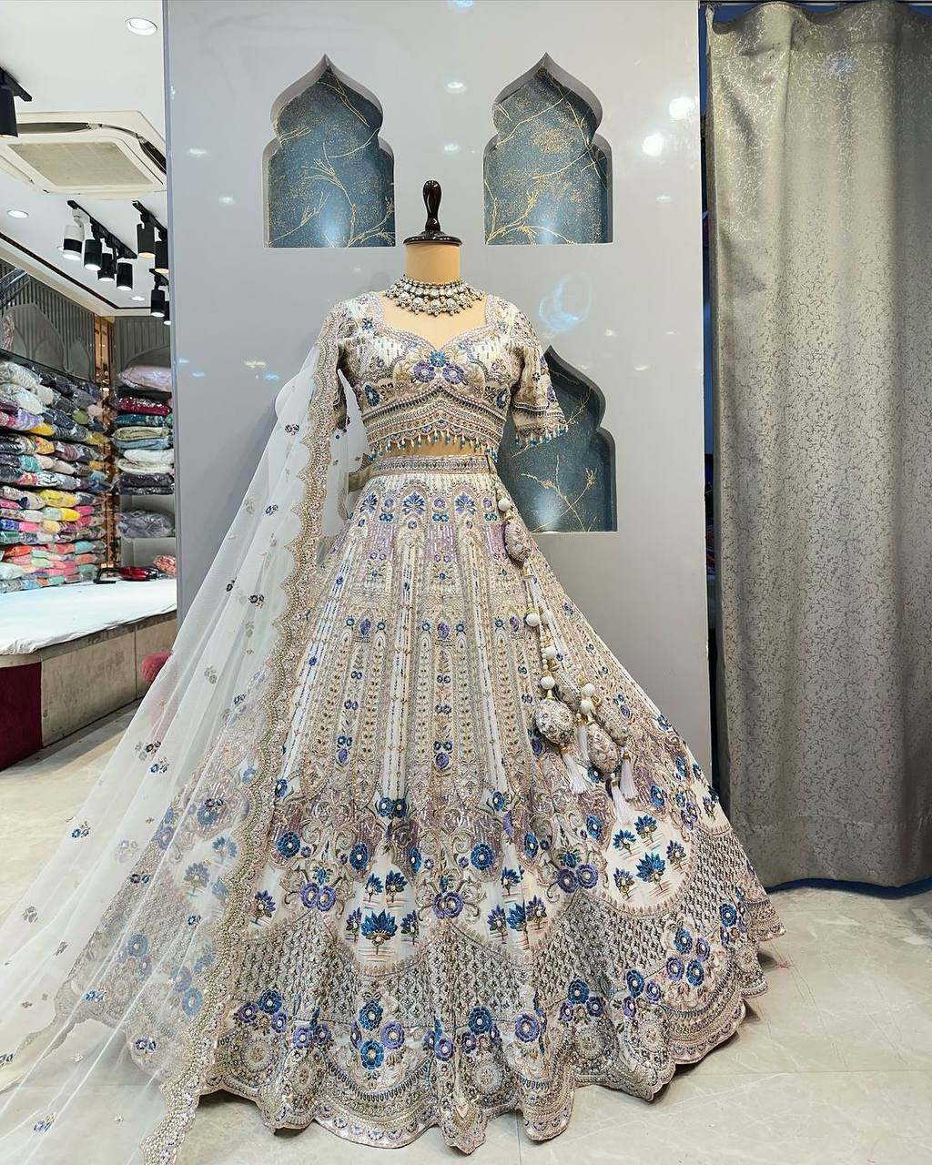 Premium Quality Heavy Mono Satin Silk Lehenga Choli