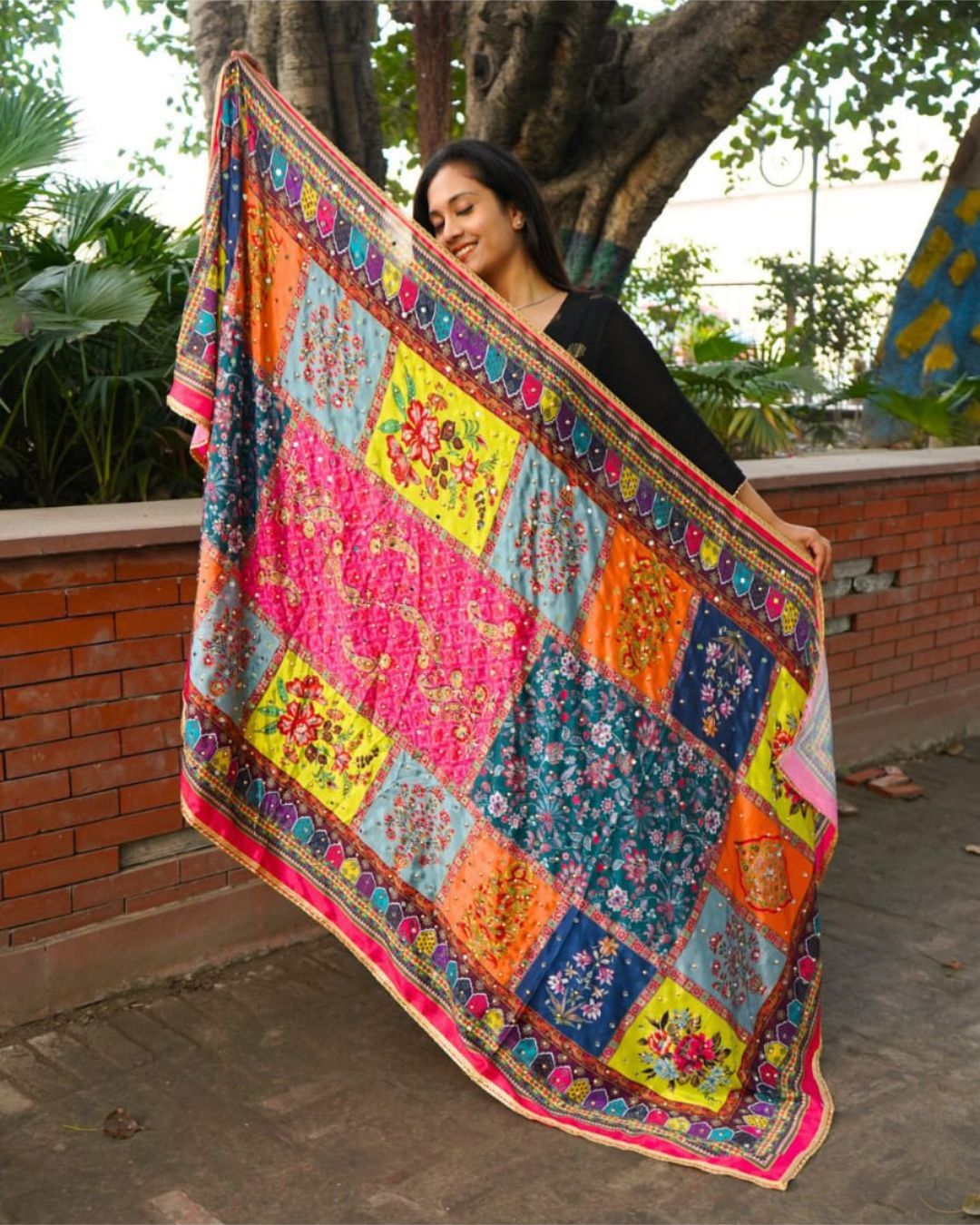Vibrant Multicolor Dupatta 