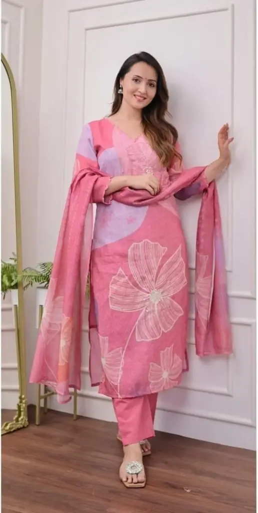 Heavy Shifli Digital Printed Suit Set 