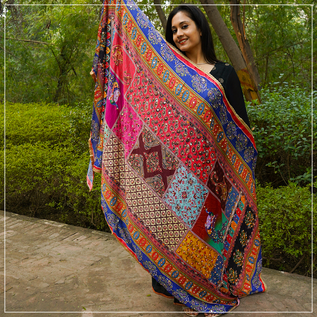Vibrant Multicolor Dupatta 