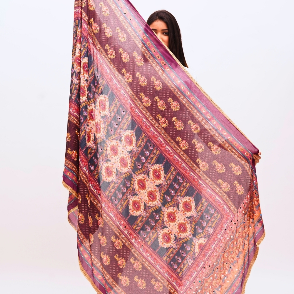 Digital print dupatta 