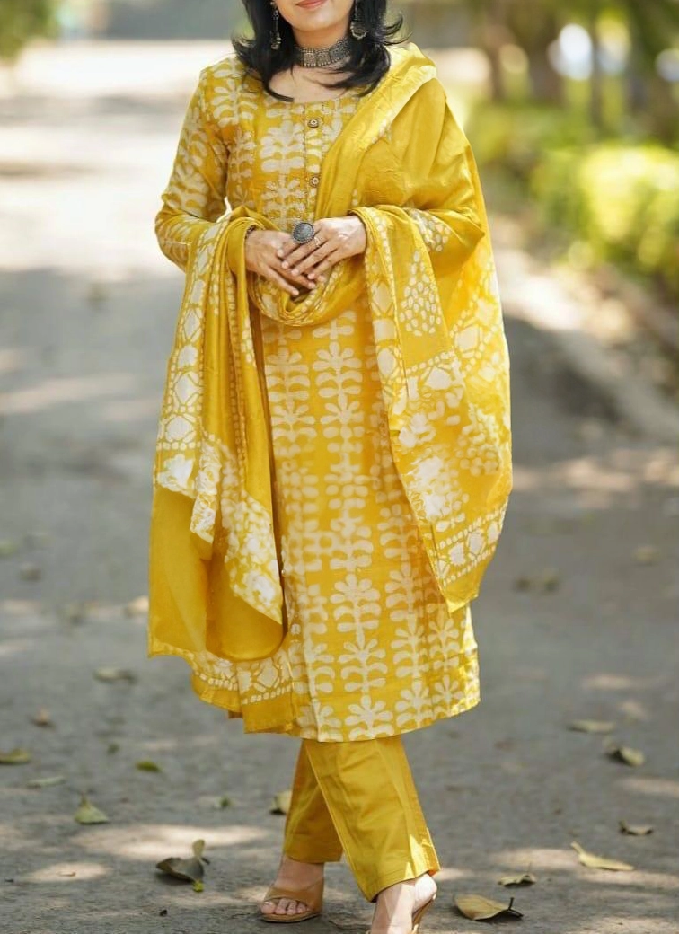  Handblock Kurta Set