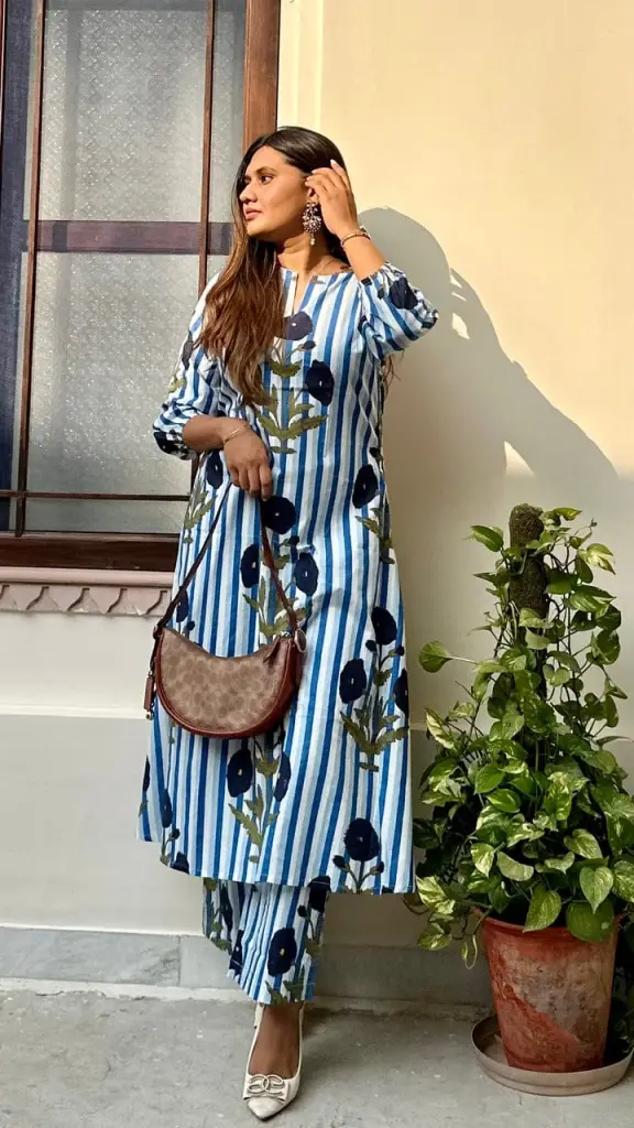  Royale Hand Block Printed Coord Set