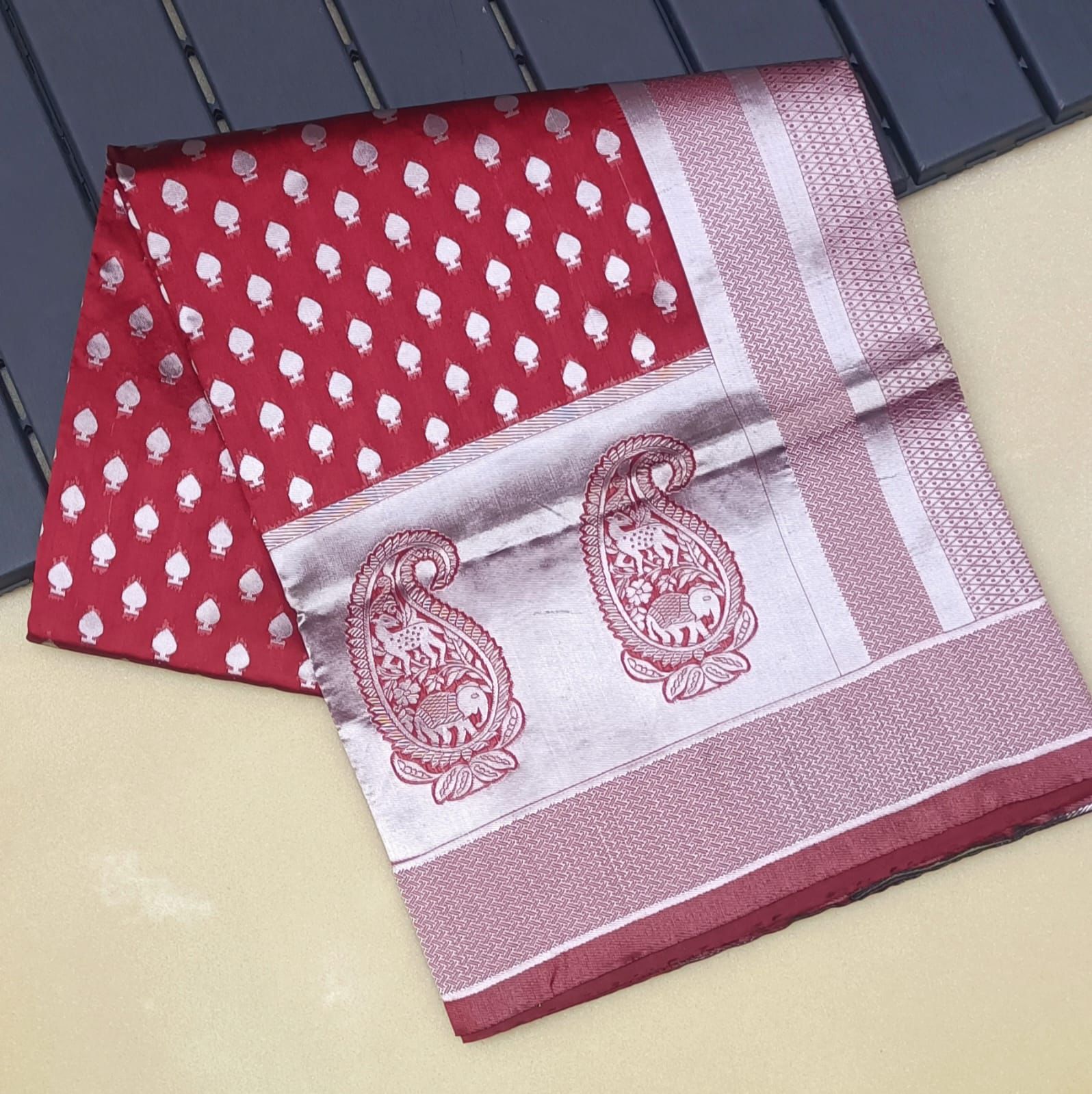 Soft fabric banarasi silk saree