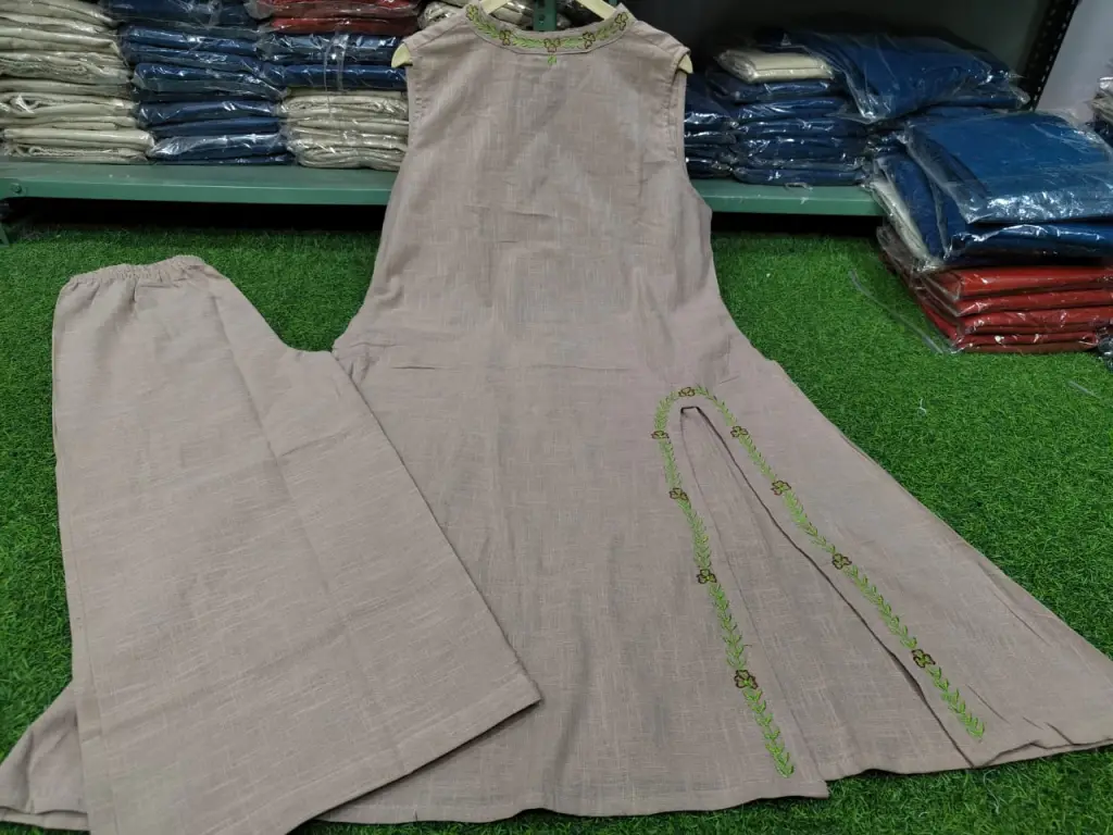 Graceful Slit Kurti & Palazzo Co-ord