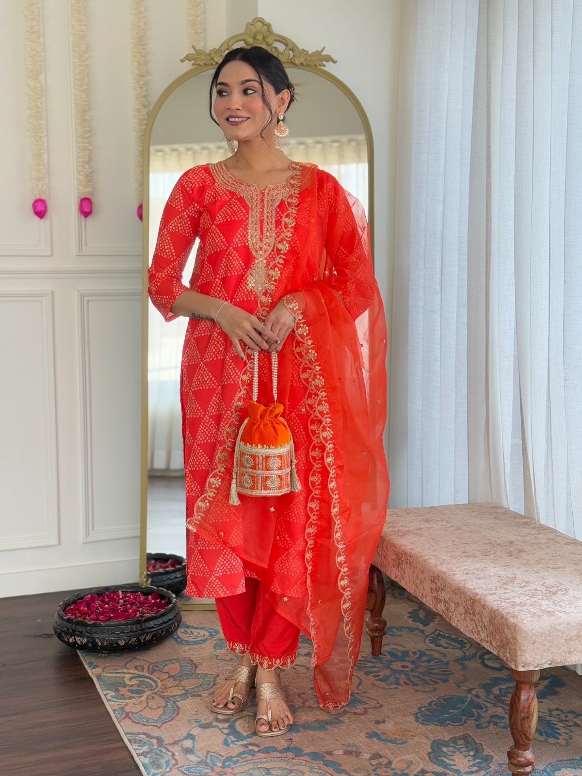 KURTI WITH PANT & DUPATTA